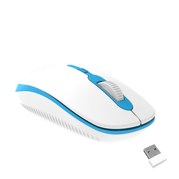 Meetion wireless egér MT-R547 white+blue