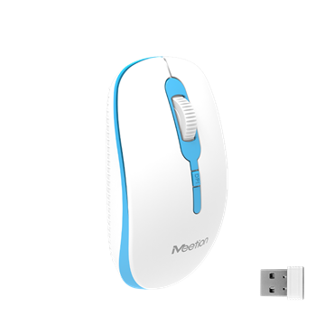 Meetion wireless egér MT-R547 white+blue