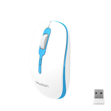 Meetion wireless egér MT-R547 white+blue