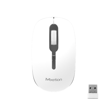 Meetion wireless egér MT-R547 white+gray