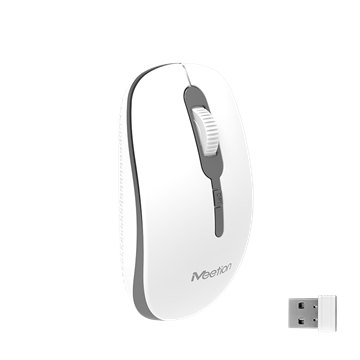 Meetion wireless egér MT-R547 white+gray