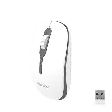 Meetion wireless egér MT-R547 white+gray