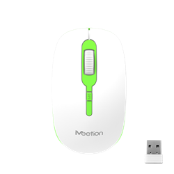 Meetion wireless egér MT-R547 white+gray