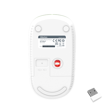 Meetion wireless egér MT-R547 white+gray