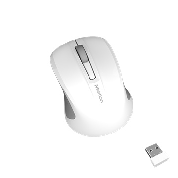 Meetion wireless egér MiniGo 2.4 Ghz wireless egér fehér