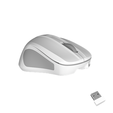 Meetion wireless egér MiniGo 2.4 Ghz wireless egér fehér