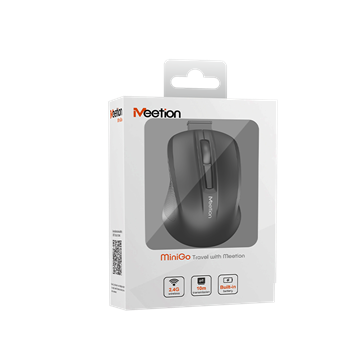 Meetion wireless egér MiniGo 2.4 Ghz wireless egér fekete