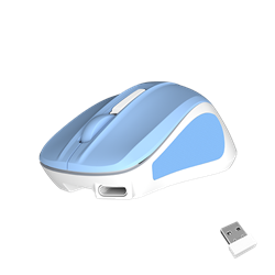 Meetion wireless egér MiniGo 2.4 Ghz wireless egér kék