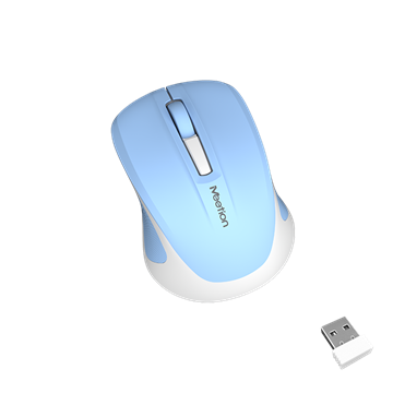 Meetion wireless egér MiniGo 2.4 Ghz wireless egér kék