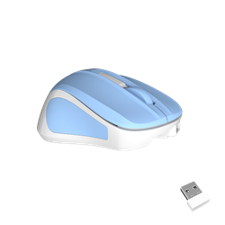 Meetion wireless egér MiniGo 2.4 Ghz wireless egér kék