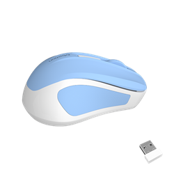 Meetion wireless egér MiniGo 2.4 Ghz wireless egér kék