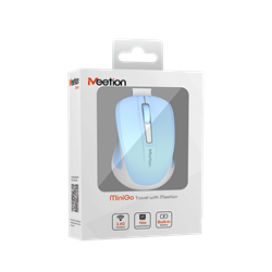 Meetion wireless egér MiniGo 2.4 Ghz wireless egér kék
