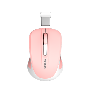Meetion wireless egér MiniGo 2.4 Ghz wireless egér pink
