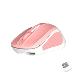 Meetion wireless egér MiniGo 2.4 Ghz wireless egér pink