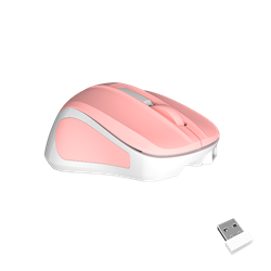Meetion wireless egér MiniGo 2.4 Ghz wireless egér pink