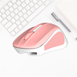 Meetion wireless egér MiniGo 2.4 Ghz wireless egér pink