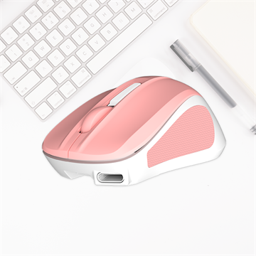 Meetion wireless egér MiniGo 2.4 Ghz wireless egér pink