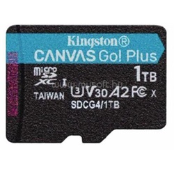 Memóriakártya Micro SDXC 1TB Kingston Canvas Go Plus Gen4 200R A2 U3