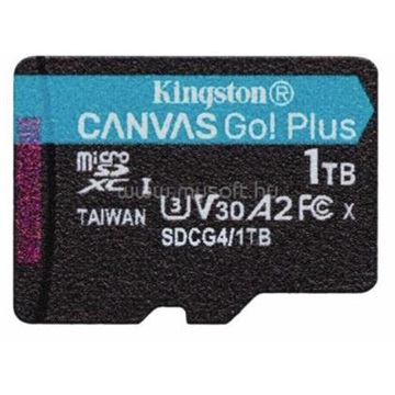 Memóriakártya Micro SDXC 1TB Kingston Canvas Go Plus Gen4 200R A2 U3