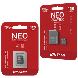 Memóriakártya Micro SDHC 8GB Hiksemi Neo CL10 UHS-I + Adapter