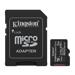 Memóriakártya Micro SDXC 1TB Kingston Canvas Select Plus Gen3 Class 10 UHS-1 A1 V10 + Adaprer