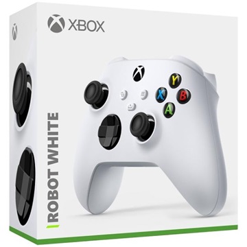 Microsoft XBOX Series X/S Wireless Controller (QAS/QAT/QAU/QUA) Gamepad, Robot White EU