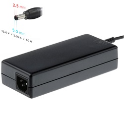 Notebook adapter 12V / 5A 60W 5.5 x 2.5 mm ( AK-ND-30 )