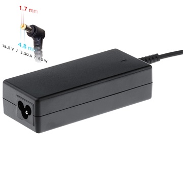 Notebook adapter Hp 18.5V / 3.5A 65W 4.8 x 1.7 mm ( AK-ND-09 )
