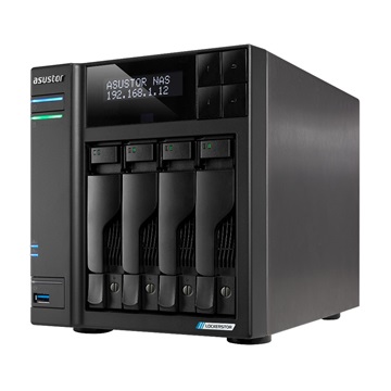 Nas Asustor AS6704T Gen2 4GB (4 HDD + 4 M.2 SSD)