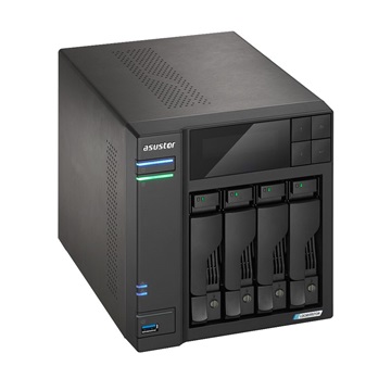 Nas Asustor AS6704T Gen2 4GB (4 HDD + 4 M.2 SSD)