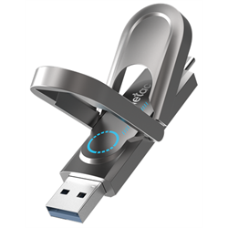 Netac US9 USB-A/USB-C pendrive 256GB (H)