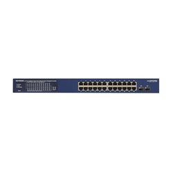 Netgear GS724TPP-300EUS 24-port Gigabit L2 menedzselhető switch, 2-port Gigabit SFP, 24-port PoE+