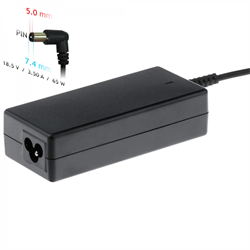 Notebook adapter Hp 18.5V/3.5A 65W 4.x5x0.6 mm ( AK-ND-03 )