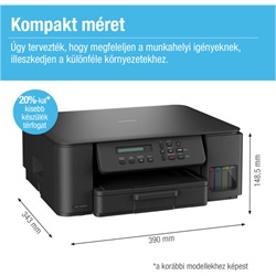 Nyomtató Brother DCP-T530DW Wifi Tintasugaras multi duplex (BTD100BK, BTD100 C,M,Y)