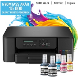 Nyomtató Brother DCP-T530DW Wifi Tintasugaras multi duplex (BTD100BK, BTD100 C,M,Y)