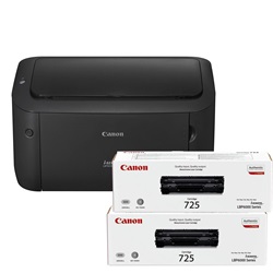 Nyomtató Canon LBP6030 lézer mono + 2 DB TONER KAZETTA (nettó 34.000 Ft értékben)