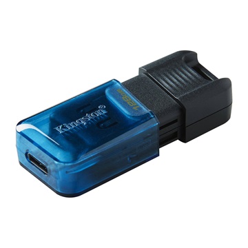 Pendrive 128GB Kingston DataTraveler 80 M Type-C fekete (H)