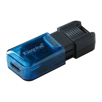 Pendrive 64GB Kingston DataTraveler 80 M Type-C fekete