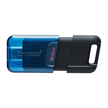 Pendrive 64GB Kingston DataTraveler 80 M Type-C fekete