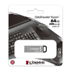 Pendrive 64GB Kingston Kyson USB3.2 ezüst