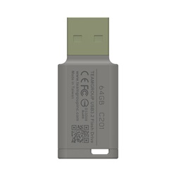 Pendrive 64GB Team C201 USB3.2 zöld (H)