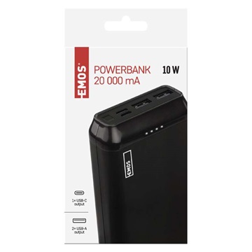 Power bank Emos Alpha2 20000 mAh fekete