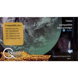 Q-Print tinta T04A2 cyan (chipes)