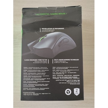 Razer DeathAdder Essential USB gamer optikai egér, fekete sérült dobozos