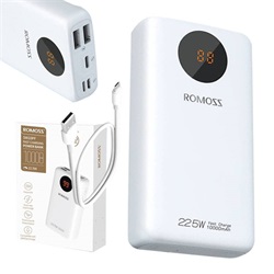 Romoss SW10PF Power bank,10000mAh, 22.5W (fehér)