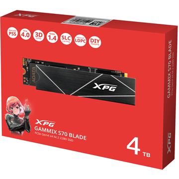 SSD ADATA XPG Gammix S70 BLADE M.2 2280 NVMe Gen4x4 4TB