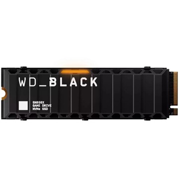 SSD Western Digital Black SN850x M.2 NVMe hűtőbordával 4TB