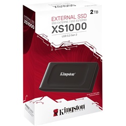 SSD külső Kingston Hordozható SSD USB 3.2 Gen 2 2000GB XS1000