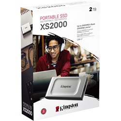 SSD külső Kingston Hordozható SSD USB 3.2 Gen 2x2 Type-C 2000GB XS2000