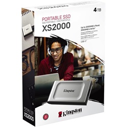 SSD külső Kingston Hordozható SSD USB 3.2 Gen 2x2 Type-C 4000GB XS2000